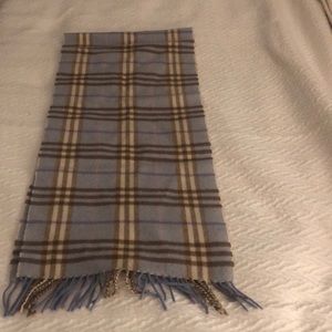 Light blue Burberry Cashmere scarf
